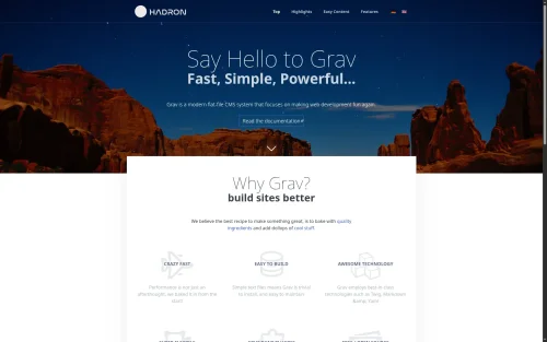 Modulare page (Grav)