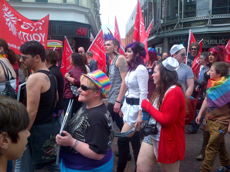 Gay has parade